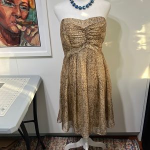 Nikibiki Amina’s Print Strapless  Dress Size L